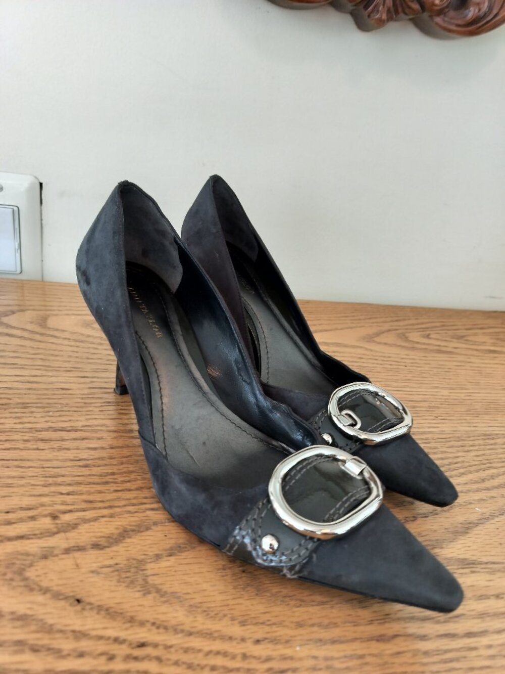 Dark Grey Ann Taylor Heels 7.5